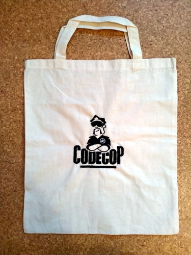 Code Cop Cotton Bag