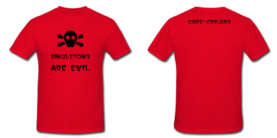 Singletons Are Evil T-shirt
