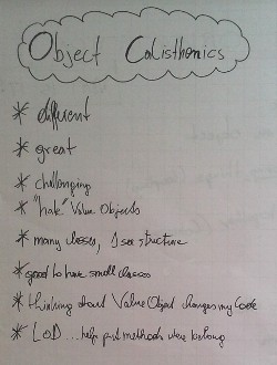 Object Calisthenics Retrospective