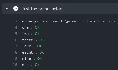 assert-scm Prime Factors Test