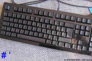 Where is the #'-key on a German keyboard?